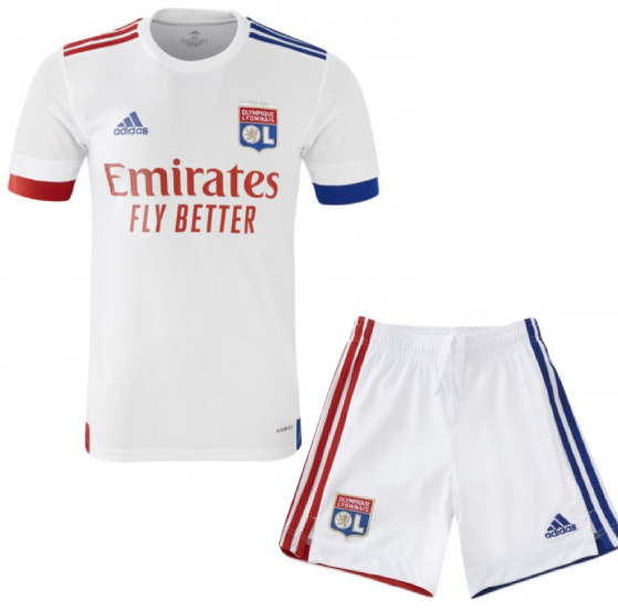 Olympique Lyon Domicile 2020/21 Junior Kit - Cliquez sur l'image pour la fermer