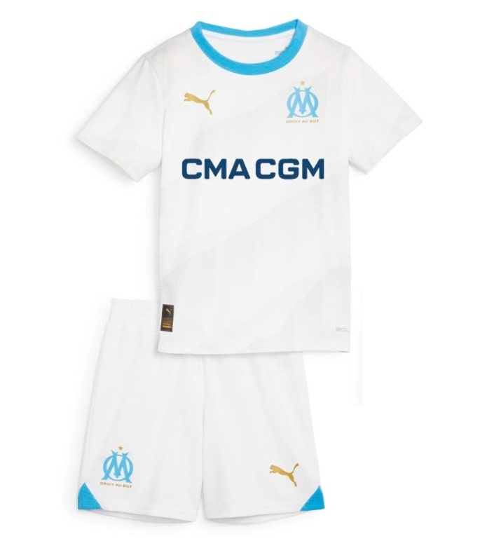 Olympique Marseille Domicile 2023/24 Junior Kit - Cliquez sur l'image pour la fermer