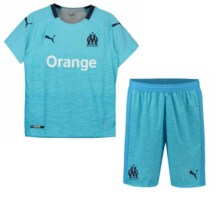 Olympique Marseille Third 2018/19 Junior Kit - Cliquez sur l'image pour la fermer