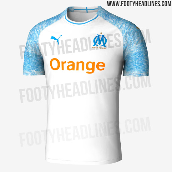 Maillot Olympique Marseille Domicile 2018/19 - Cliquez sur l'image pour la fermer