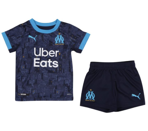 Olympique Marseille Extérieur 2020/21 Junior Kit - Cliquez sur l'image pour la fermer