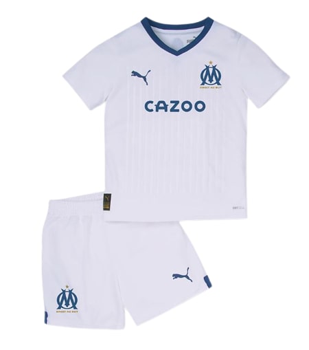 Olympique Marseille Domicile 2022/23 Junior Kit - Cliquez sur l'image pour la fermer