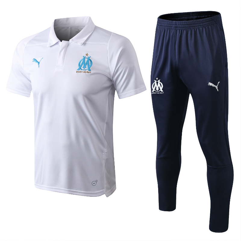 Polo + Pantalon Olympique Marseille 2018/19 - Cliquez sur l'image pour la fermer