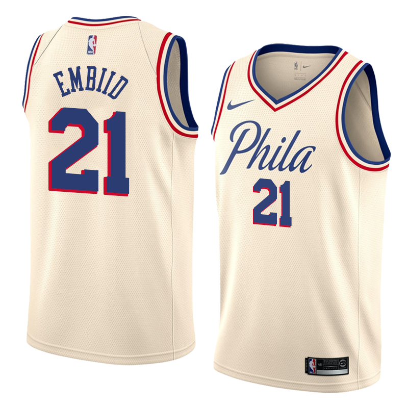 Joel Embiid, Philadelphia 76ers - City Edition - Cliquez sur l'image pour la fermer