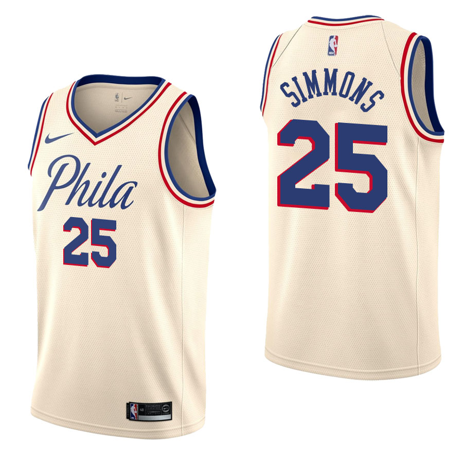 Ben Simmons, Philadelphia 76ers - City Edition - Cliquez sur l'image pour la fermer