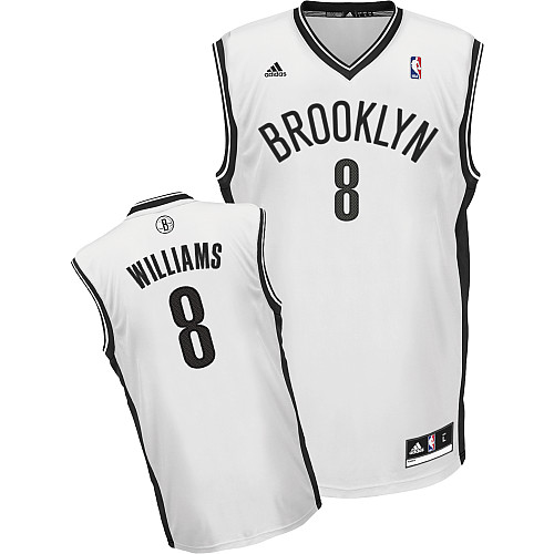 Deron Williams, filets de Brooklyn [blanc] - Cliquez sur l'image pour la fermer
