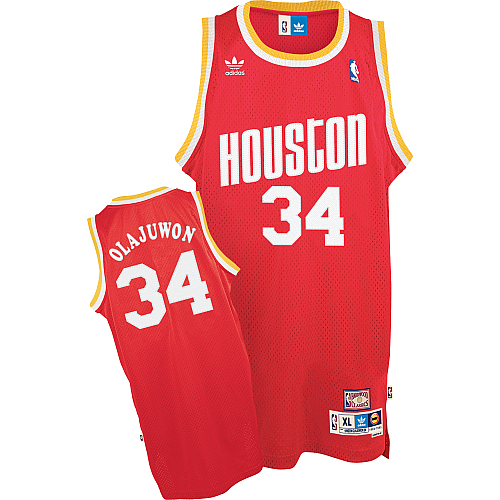 Hakeem Olajuwon, Houston Rockets [rouge] - Cliquez sur l'image pour la fermer