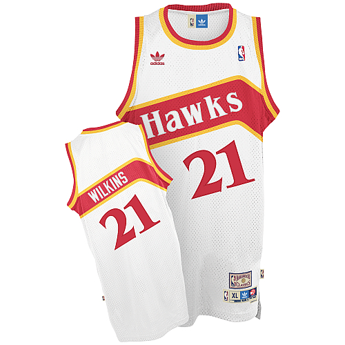 Dominique Wilkins, Atlanta Hawks [blanc] - Cliquez sur l'image pour la fermer
