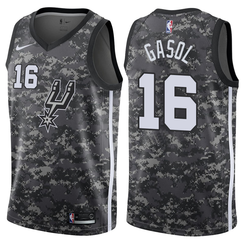 Pau Gasol, San Antonio Spurs - City Edition - Cliquez sur l'image pour la fermer