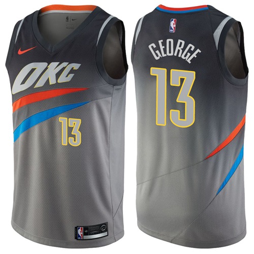 Paul George, Oklahoma City Thunder - City Edition - Cliquez sur l'image pour la fermer