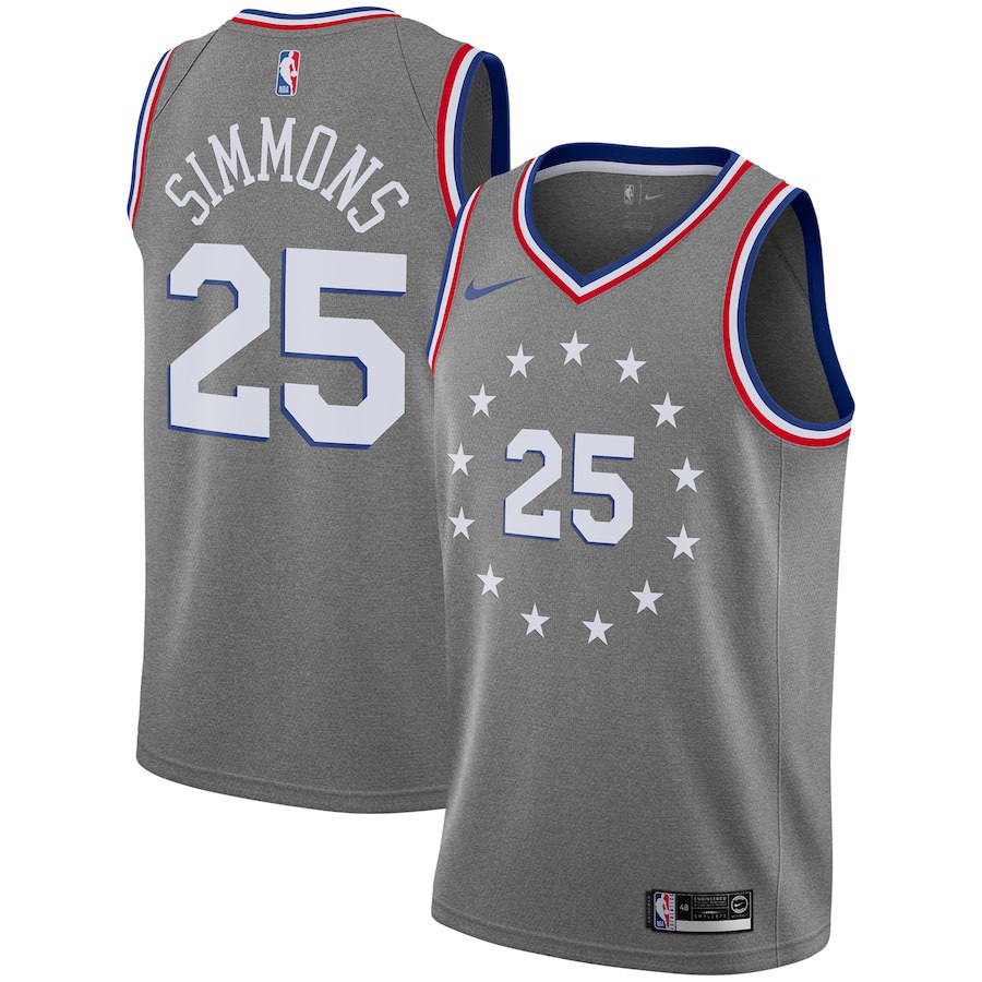 Ben Simmons, Philadelphia 76ers 2018/19 - City Edition - Cliquez sur l'image pour la fermer