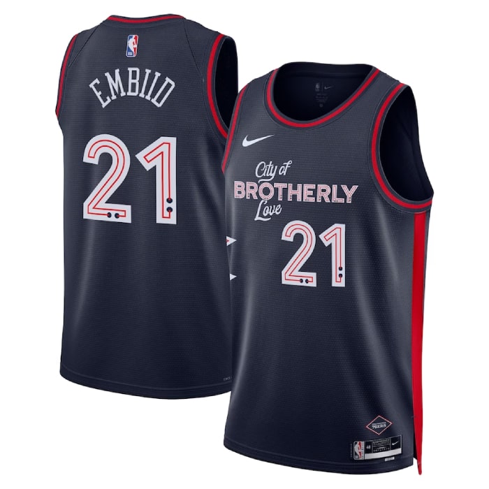 Joel Embiid, Philadelphia 76ers 2023/24 - City - Cliquez sur l'image pour la fermer