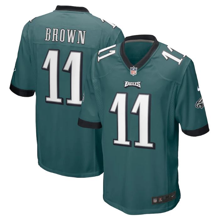 A. J. Brown, Philadelphia Eagles - Midnight Green - Cliquez sur l'image pour la fermer