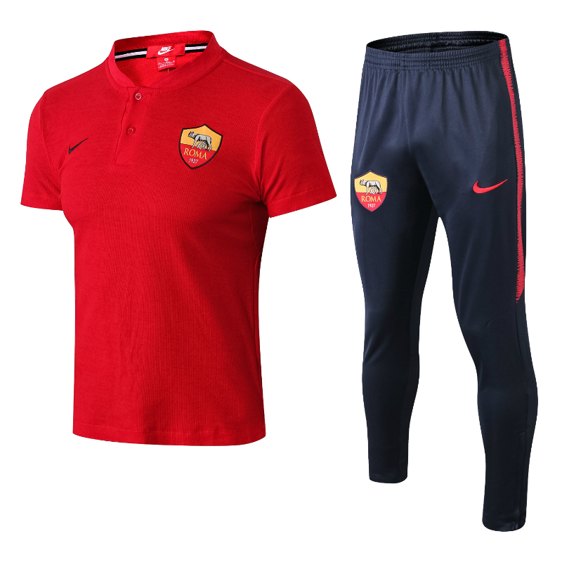 Polo + Pantalon AS Roma 2018/19 - Cliquez sur l'image pour la fermer