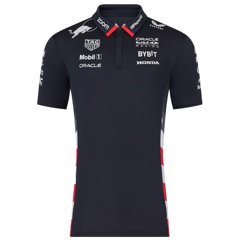 Polo Équipe Oracle Red Bull Racing 2024 Team USA - Cliquez sur l'image pour la fermer