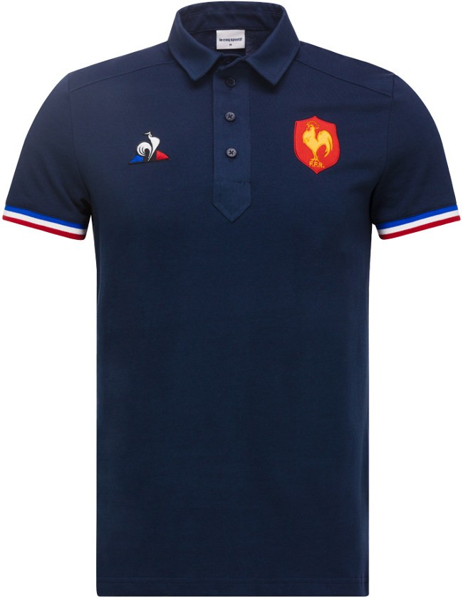 Polo FFR France XV Domicile 2018/19 - Cliquez sur l'image pour la fermer