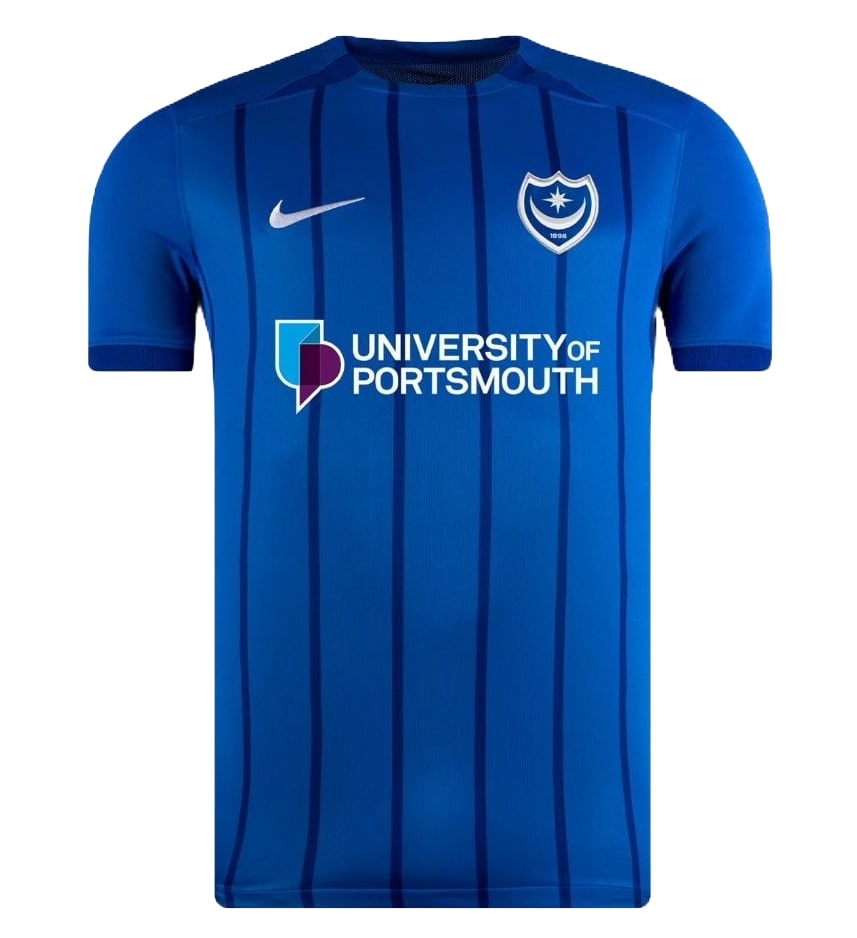 Maillot Portsmouth Domicile 2024/25 - Cliquez sur l'image pour la fermer