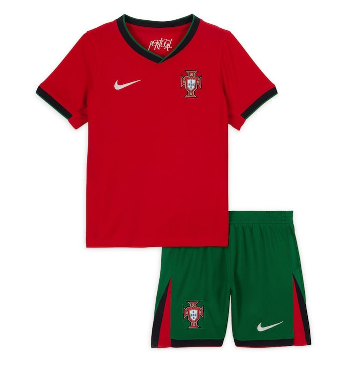 Portugal Domicile 2024 Junior Kit - Cliquez sur l'image pour la fermer