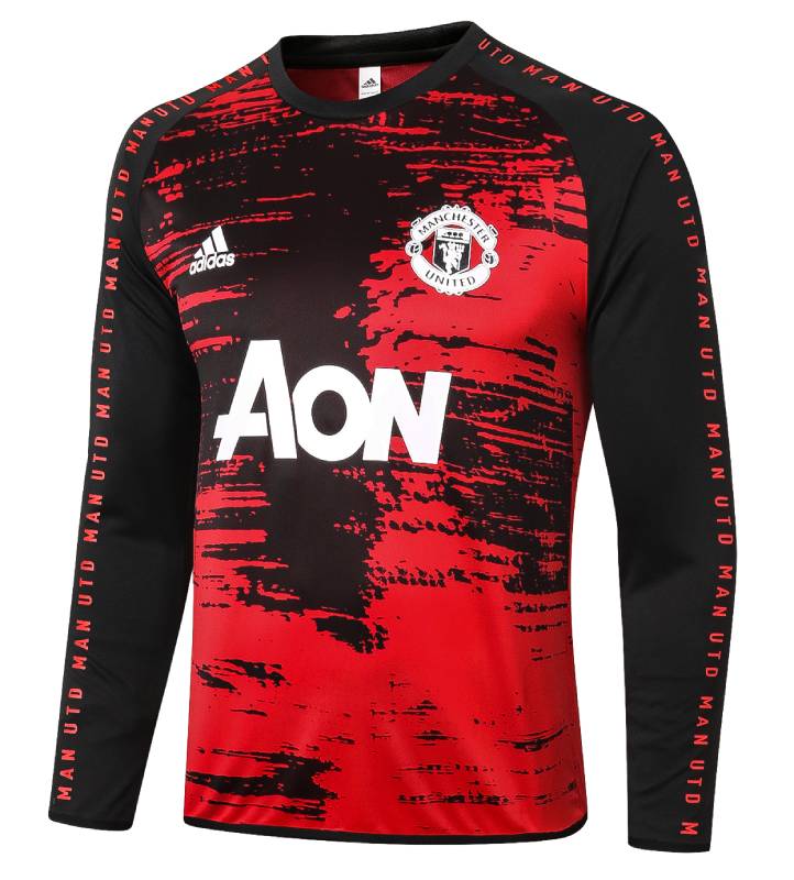 Maillot Manchester United Pre-Match 2020/21 ML - Cliquez sur l'image pour la fermer
