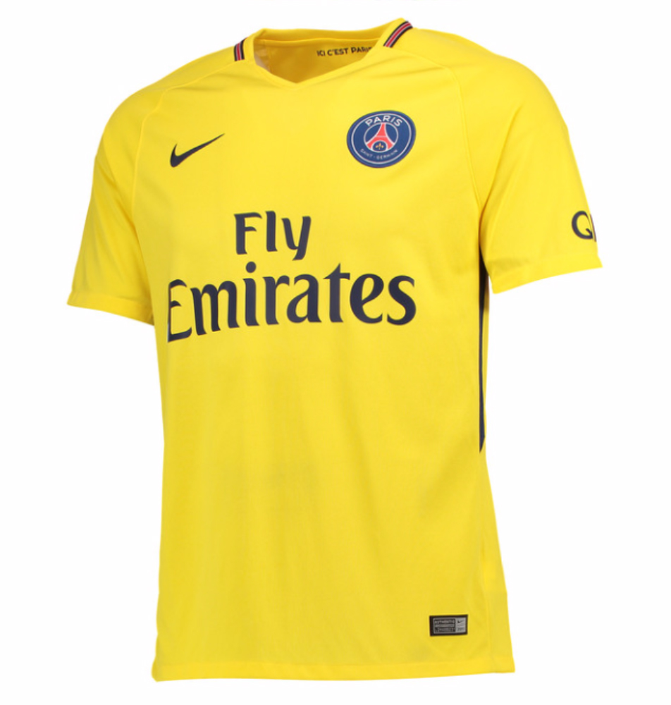 Maillot PSG Extérieur 2017/18 - Cliquez sur l'image pour la fermer