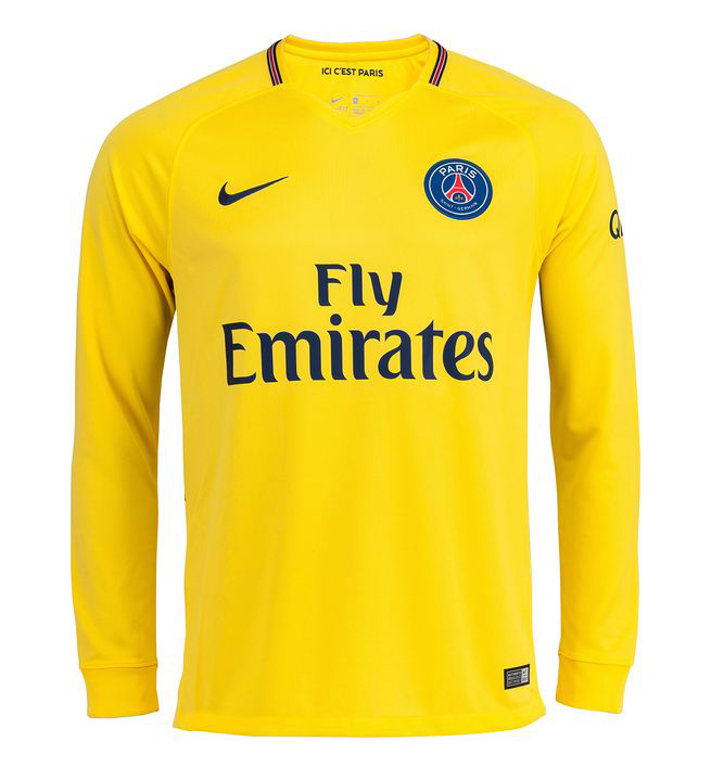 Maillot PSG Extérieur 2017/18 ML - Cliquez sur l'image pour la fermer