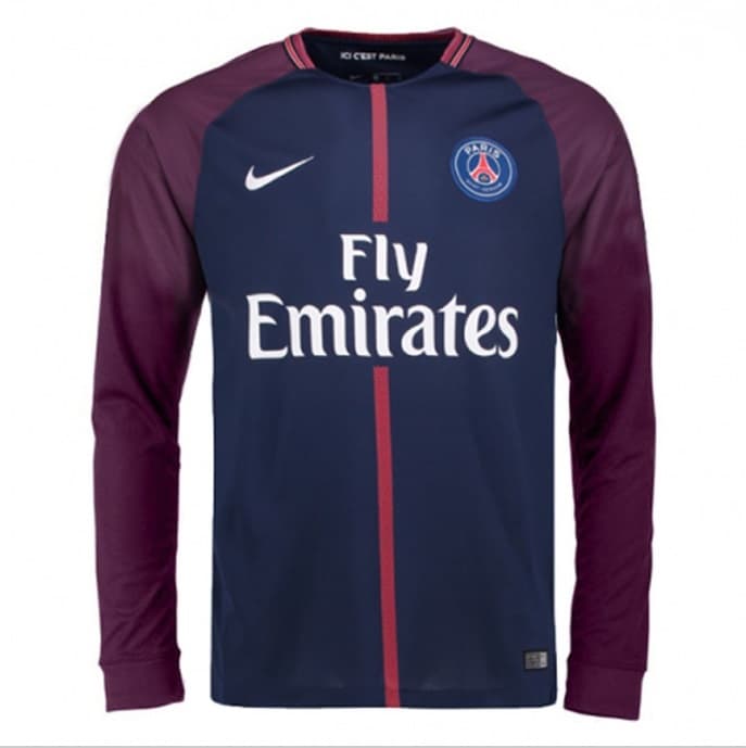 Maillot PSG Domicile 2017/18 ML - Cliquez sur l'image pour la fermer