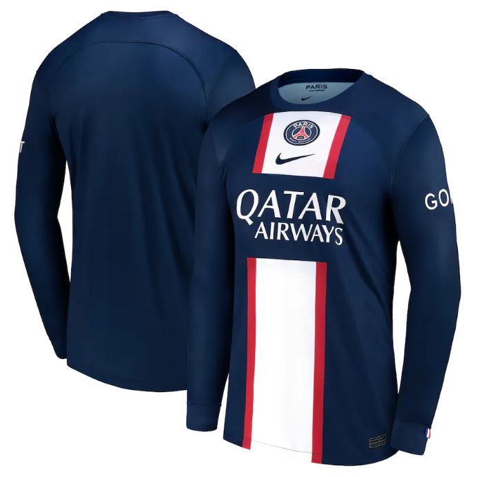 Maillot PSG Domicile 2022/23 ML - Cliquez sur l'image pour la fermer