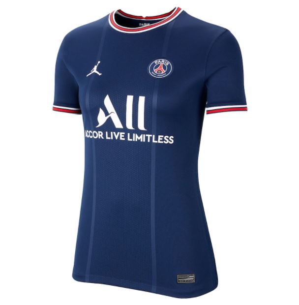 Maillot PSG Domicile 2021/22 - FEMME - Cliquez sur l'image pour la fermer