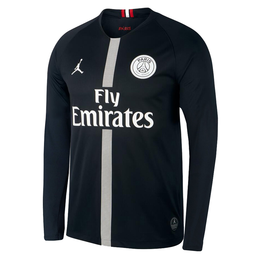 Maillot PSG x Jordan Third Noir 2018/19 ML - Cliquez sur l'image pour la fermer