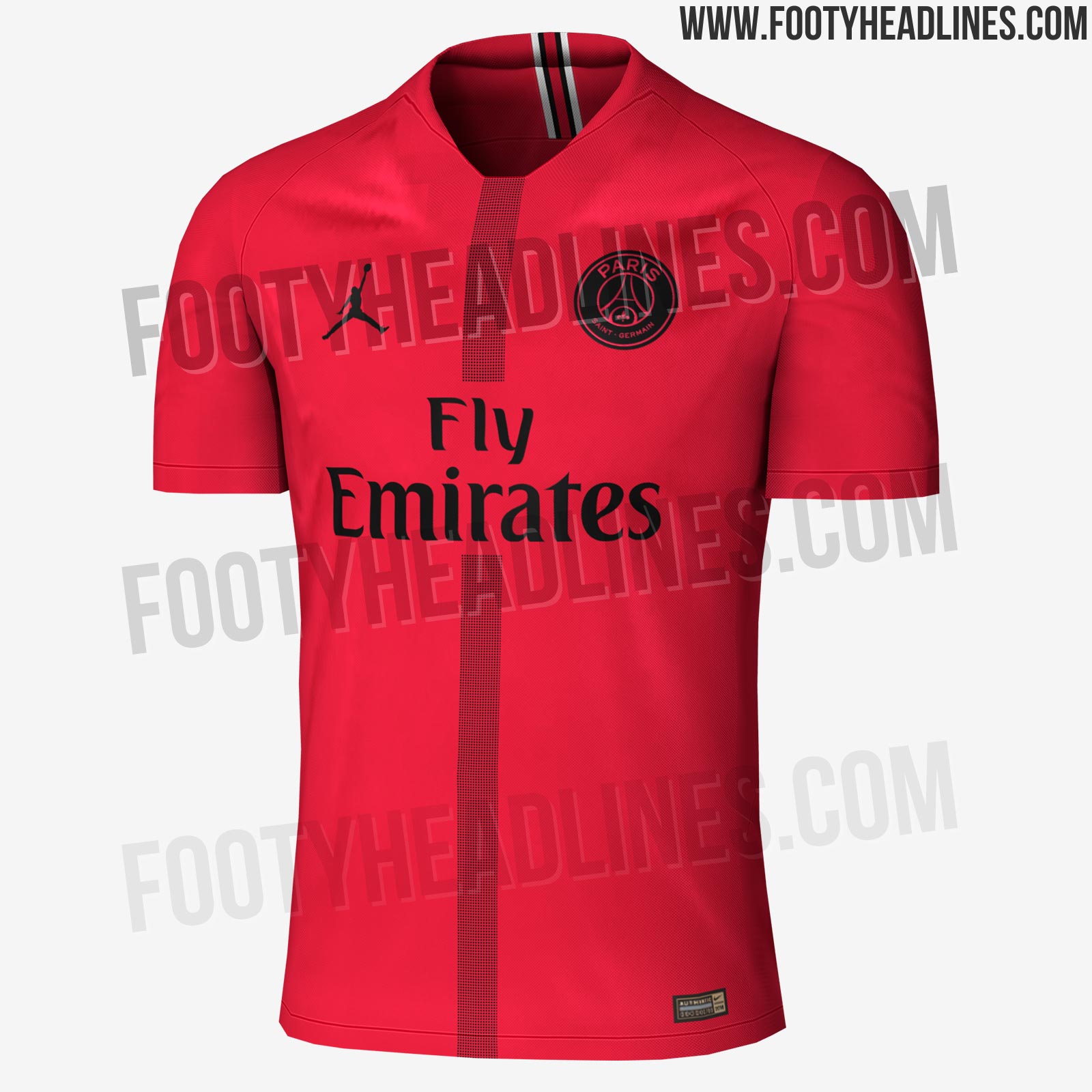 Maillot PSG x Jordan Gardien 2018/19 - Cliquez sur l'image pour la fermer