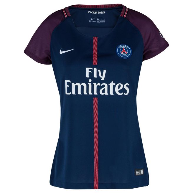 Maillot PSG Domicile 2017/18 - FEMME - Cliquez sur l'image pour la fermer