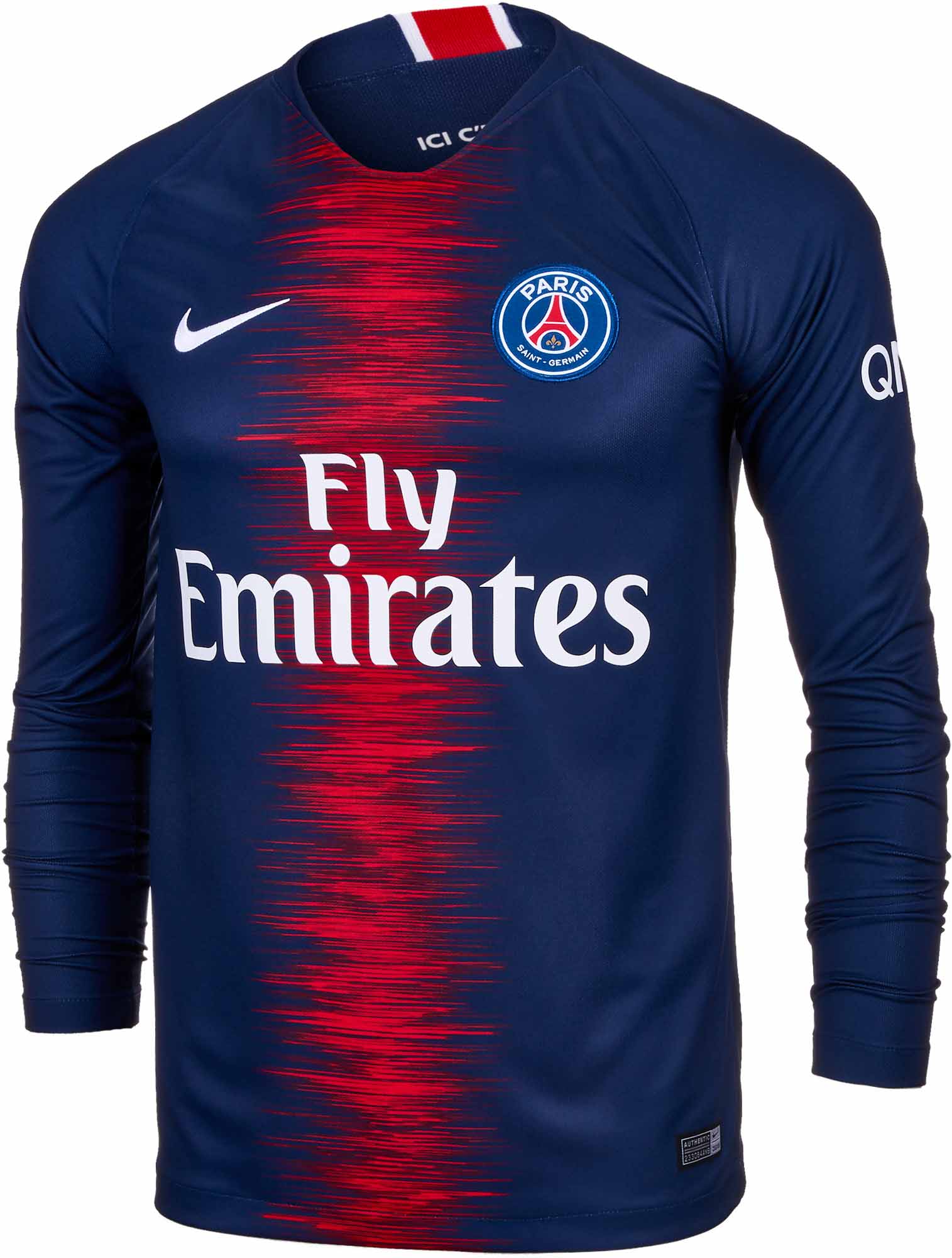 Maillot PSG Domicile 2018/19 ML - Cliquez sur l'image pour la fermer