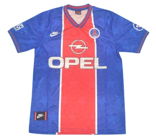Maillot PSG Domicile 1995-96 - Cliquez sur l'image pour la fermer