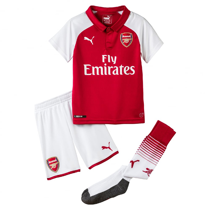 Arsenal Domicile 2017/18 Junior Kit - Cliquez sur l'image pour la fermer