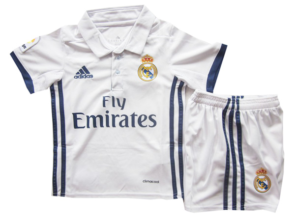 Kit Junior Real Madrid Domicile 2016/17 - Cliquez sur l'image pour la fermer