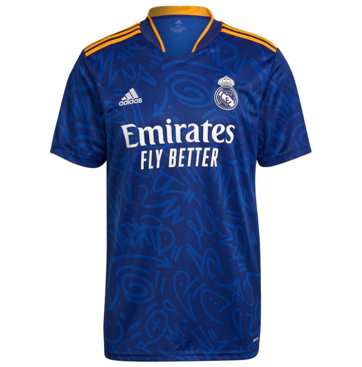 Maillot Real Madrid Extérieur 2021/22 - Cliquez sur l'image pour la fermer
