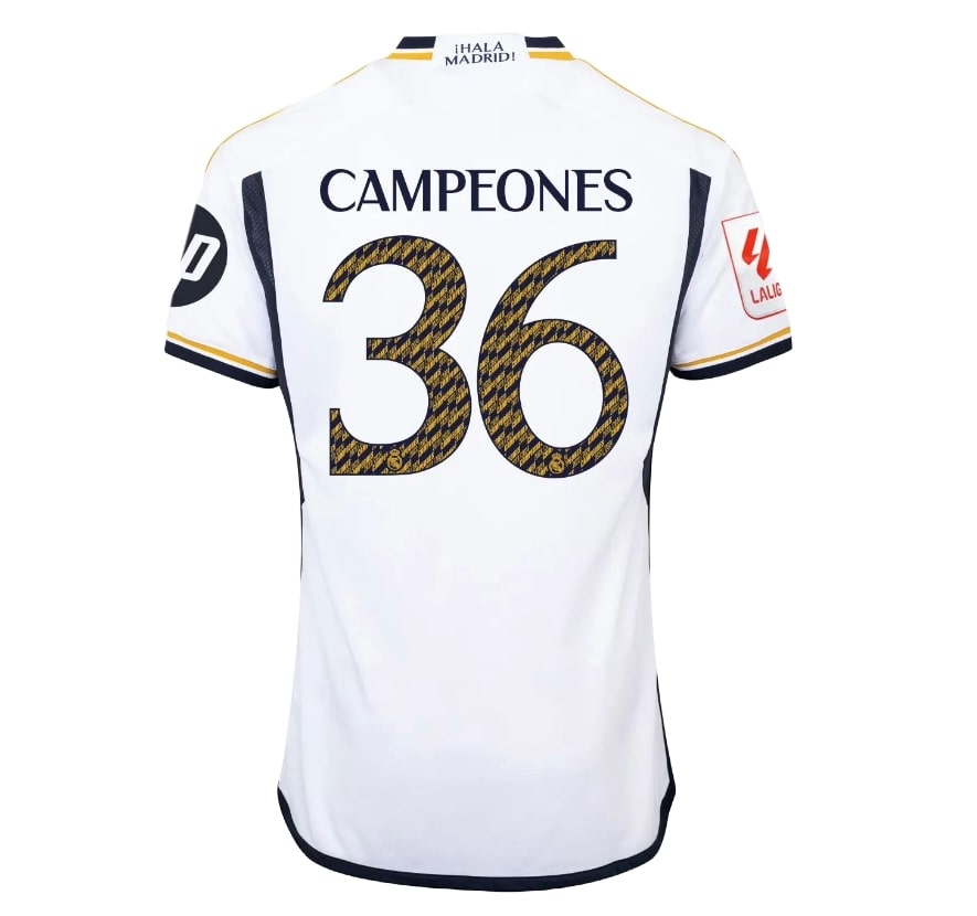 Maillot Real Madrid Domicile 23/24 'Campeones 36' - Cliquez sur l'image pour la fermer