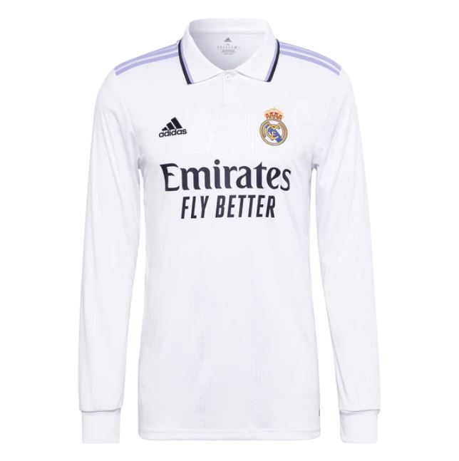 Maillot Real Madrid Domicile 2022/23 ML - Cliquez sur l'image pour la fermer
