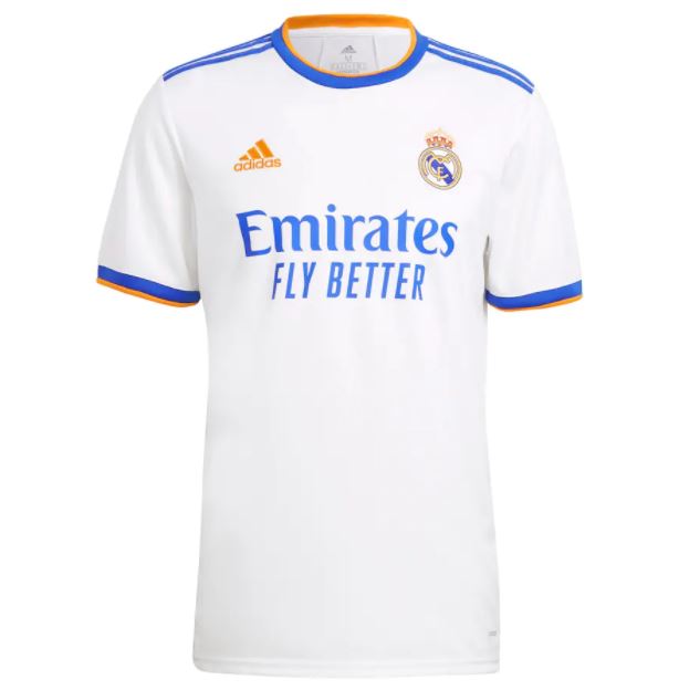 Maillot Real Madrid Domicile 2021/22 - Cliquez sur l'image pour la fermer