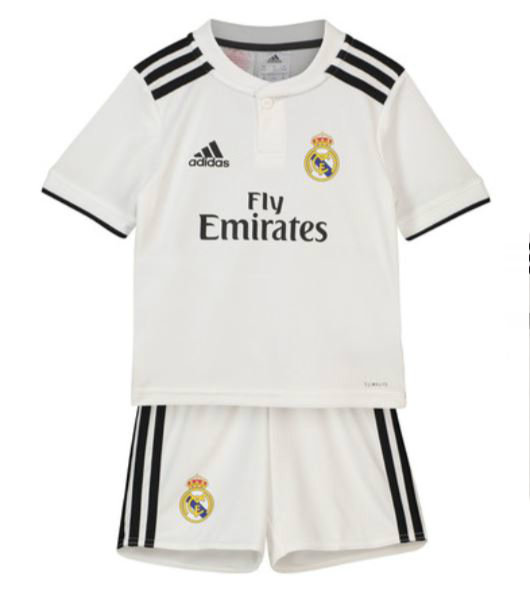 Real Madrid Domicile 2018/19 Junior Kit - Cliquez sur l'image pour la fermer
