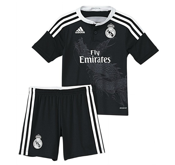 Kit Junior Real Madrid Third 2014/2015 - Cliquez sur l'image pour la fermer
