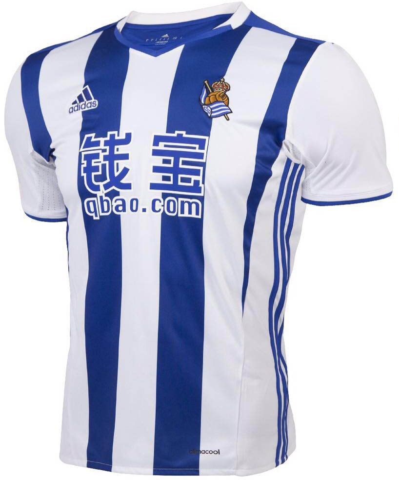 Maillot Real Sociedad Domicile 2016/17 - Cliquez sur l'image pour la fermer
