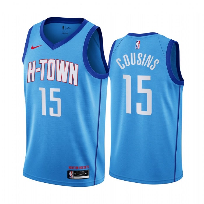 DeMarcus Cousins, Houston Rockets 2020/21 - City Edition - Cliquez sur l'image pour la fermer