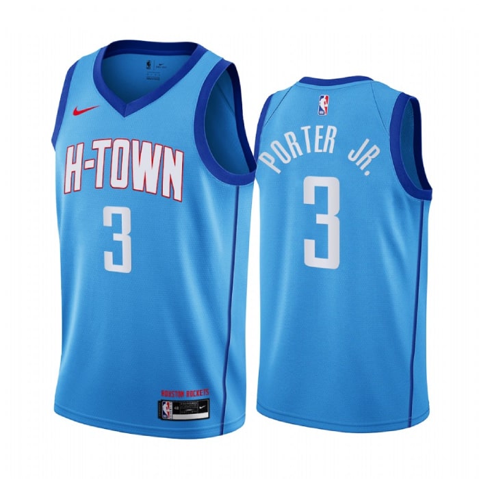 Kevin Porter Jr., Houston Rockets 2020/21 - City Edition - Cliquez sur l'image pour la fermer