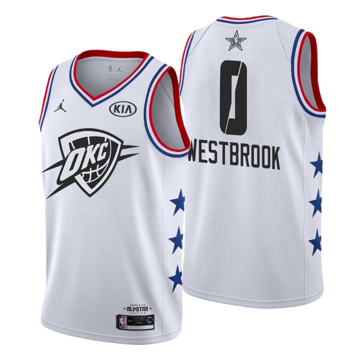 Russell Westbrook - 2019 All-Star White - Cliquez sur l'image pour la fermer
