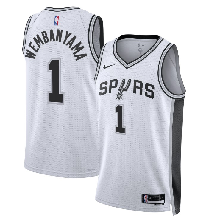 Victor Wembanyama, San Antonio Spurs 2023 - Association - Cliquez sur l'image pour la fermer