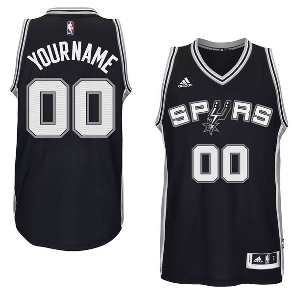 San Antonio Spurs, Custom [Black] - Cliquez sur l'image pour la fermer