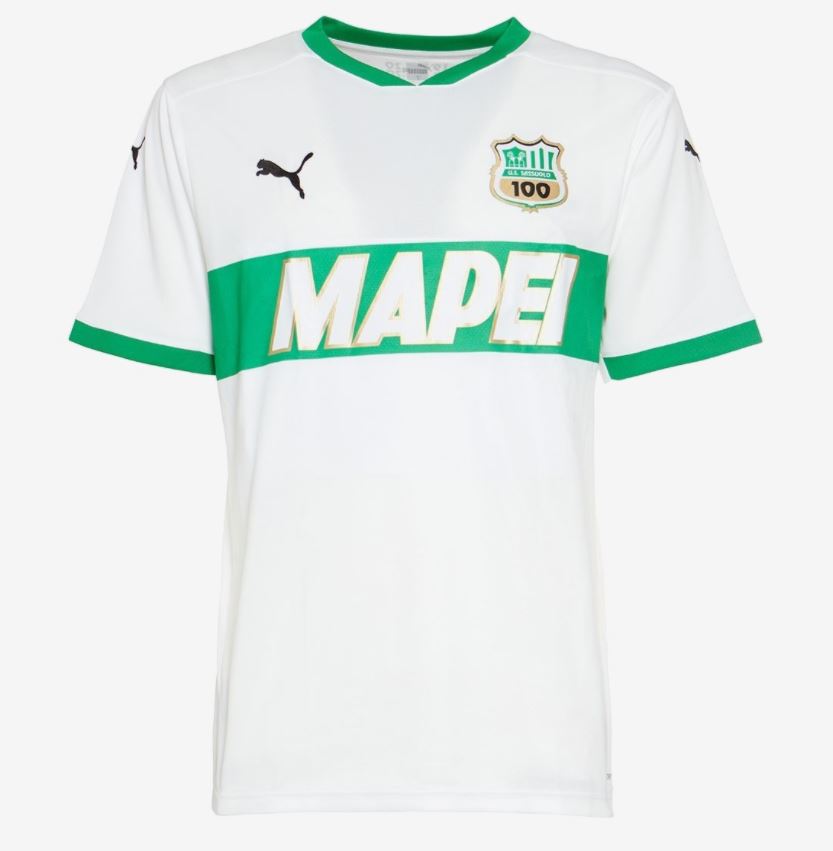 Maillot Sassuolo Extérieur 2020/21 - Cliquez sur l'image pour la fermer