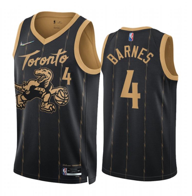 Scottie Barnes, Toronto Raptors 2021/22 - City Edition - Cliquez sur l'image pour la fermer