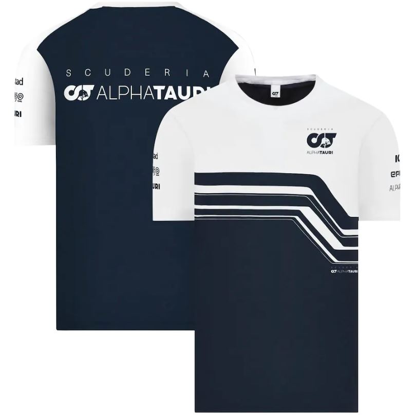 T-Shirt Équipe Scuderia Alpha Tauri 2022 - Cliquez sur l'image pour la fermer